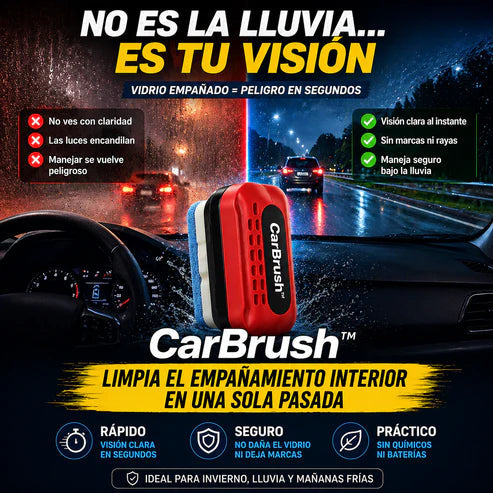 CarBrush™ - Elimina el Empañamiento en 1 Pasada