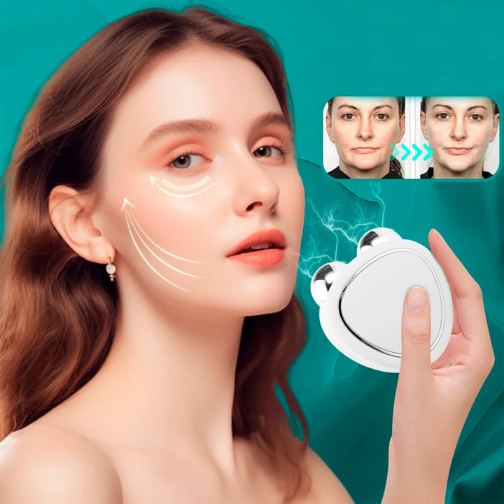 MASAJEADOR FACIAL CON MICROCORRIENTE