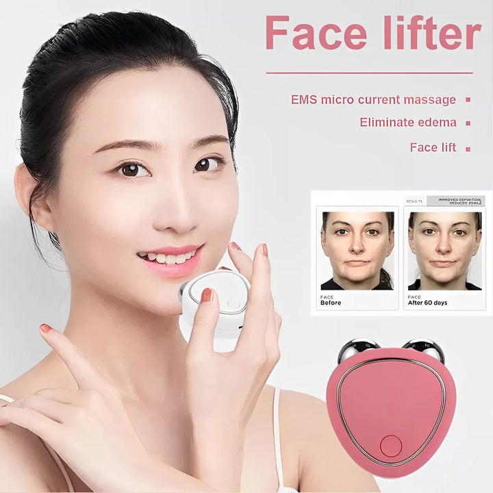 MASAJEADOR FACIAL CON MICROCORRIENTE