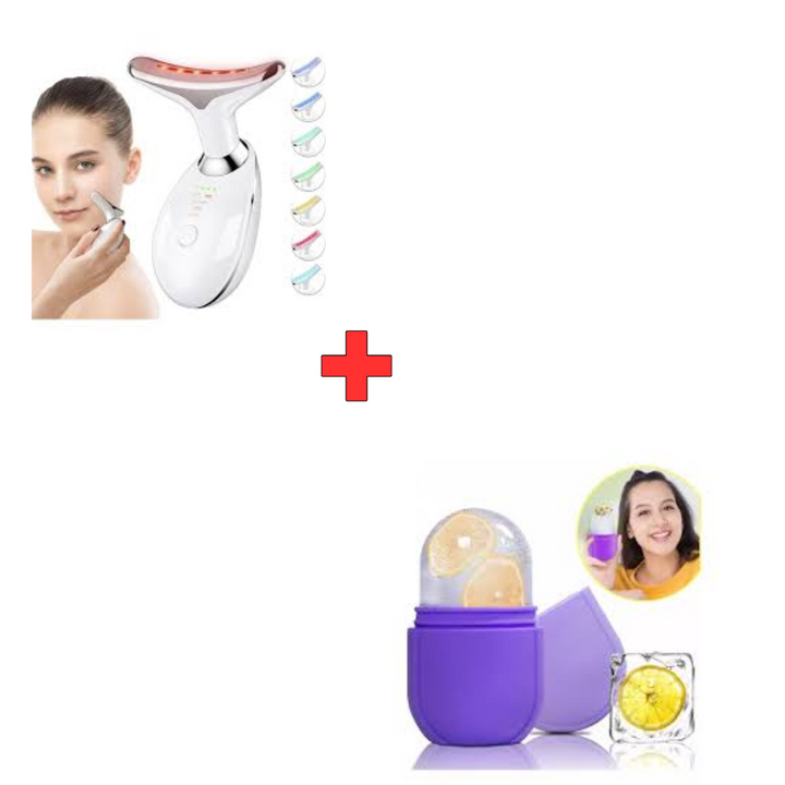 MASAJEADOR FACIAL CON MICROCORRIENTE