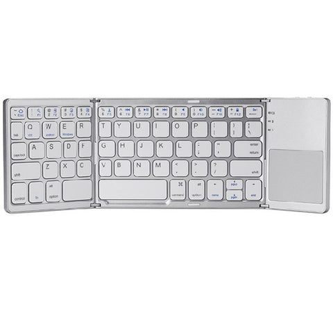 Mini Foldable Bluetooth Keyboard with Touchpad