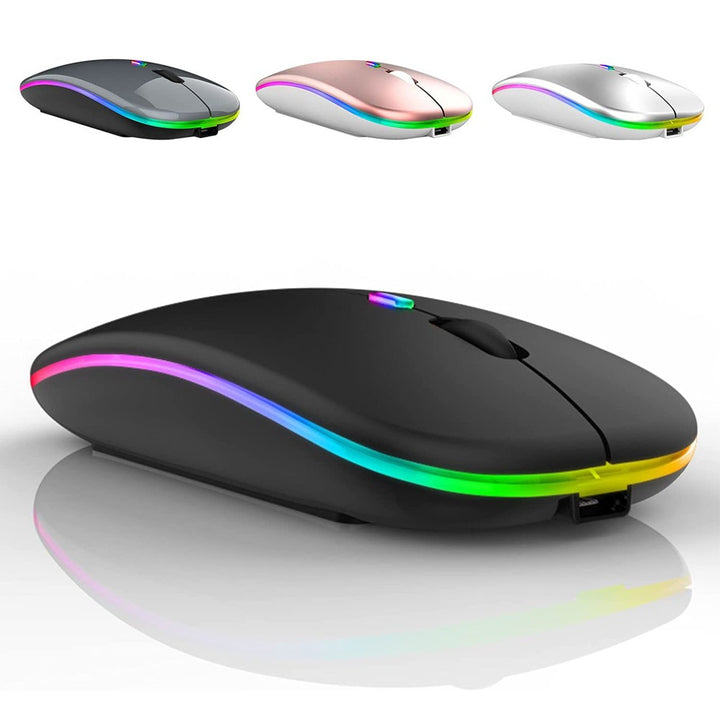 Wireless Bluetooth Mouse with LED