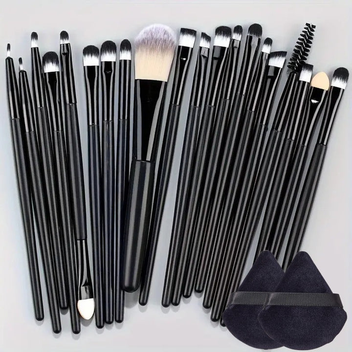 20-Piece Makeup Brush Set with Sponges