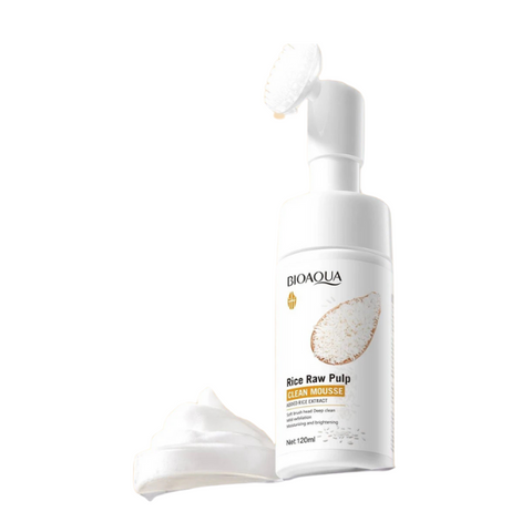 BIOAQUA Rice Raw Pulp Clean Mousse