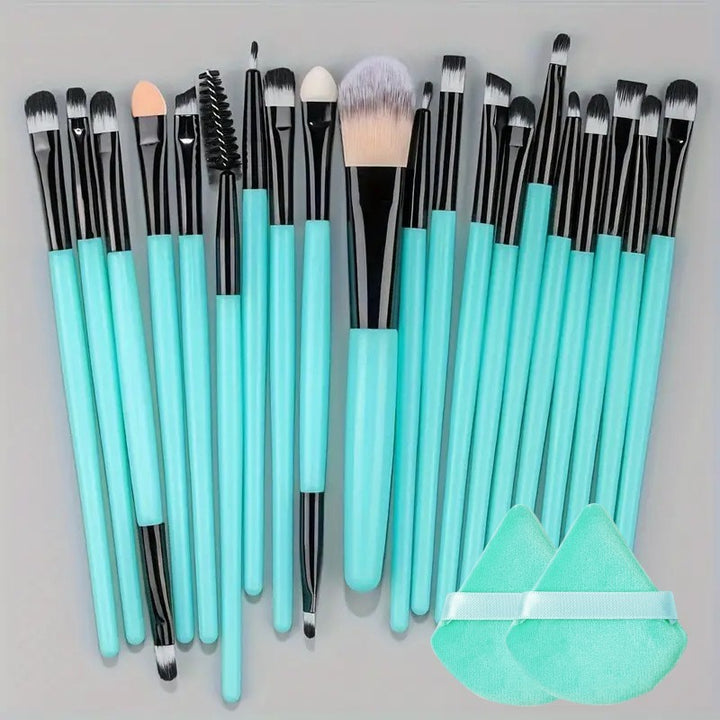 20-Piece Makeup Brush Set with Sponges