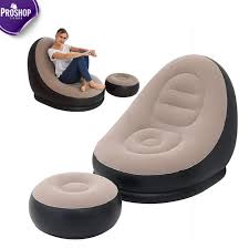Tq Sillón Inflable Con Reposa Pies